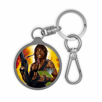 Pull Up With A Zip Wiz Khalifa Keyring Tag Keychain Acrylic With TPU Cover