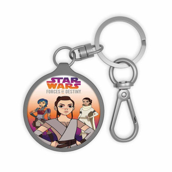 Star Wars Forces of Destiny Keyring Tag Keychain Acrylic With TPU Cover