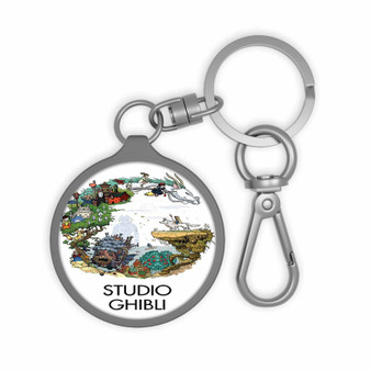 Studio Ghibli Tribute Keyring Tag Keychain Acrylic With TPU Cover