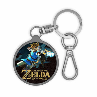 The Legend of Zelda Breath of the Wild Link Keyring Tag Keychain Acrylic With TPU Cover