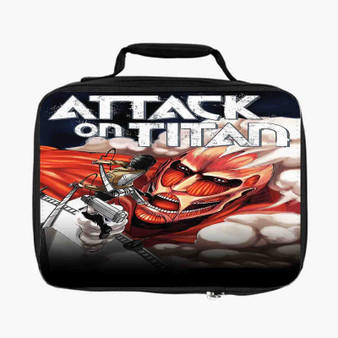 Attack on Titan Ink Lunch Bag Fully Lined and Insulated for Adult and Kids