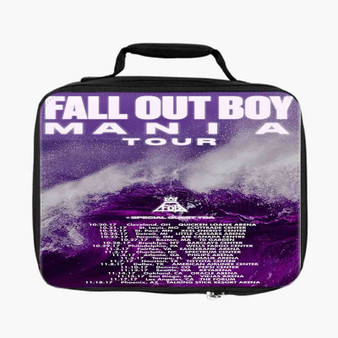 Fall Out Boy Mania Tour Lunch Bag Fully Lined and Insulated for Adult and Kids