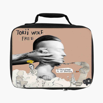Free Torii Wolf Feat Macklemore Lunch Bag Fully Lined and Insulated for Adult and Kids