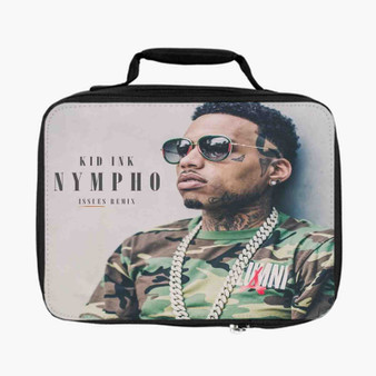 Nympho Kid Ink Lunch Bag Fully Lined and Insulated for Adult and Kids