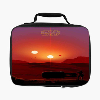 Visit Tatooine Star Wars Lunch Bag Fully Lined and Insulated for Adult and Kids