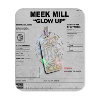 Glow Up Meek Mill Mouse Pad Gaming Rubber Backing