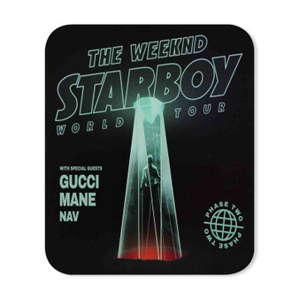 The Weeknd Starboy Legend of the Fall 2017 World Tour Mouse Pad Gaming Rubber Backing