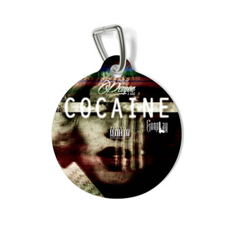 Cocaine Peryon J Kee Feat Gunplay Pet Tag for Cat Kitten Dog