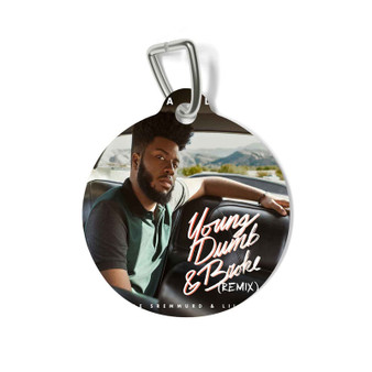 Khalid Young Dumb Broke Pet Tag for Cat Kitten Dog