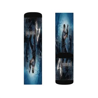 Resident Evil 4 Polyester Sublimation Socks White