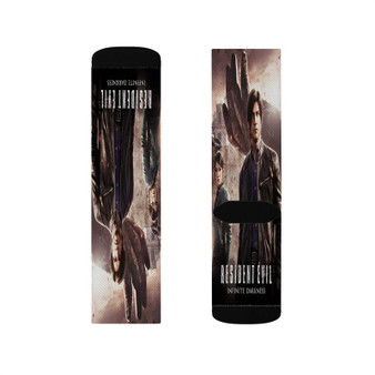 Resident Evil Infinite Darkness Polyester Sublimation Socks White