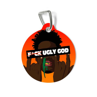 Ugly God Finger Pet Tag for Cat Kitten Dog