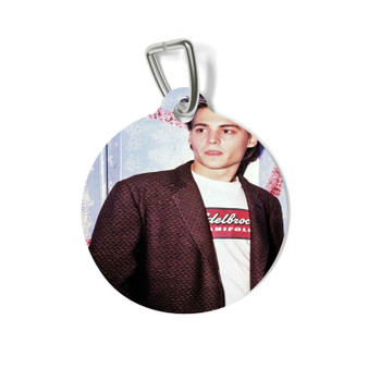 Young Johnny Depp Pet Tag for Cat Kitten Dog