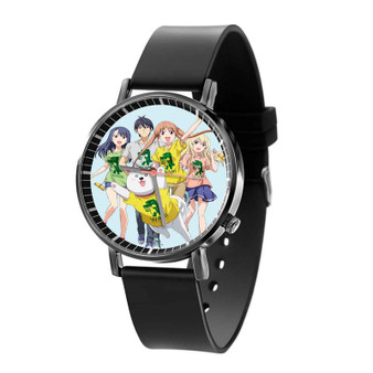 Aho Girl Quartz Watch Black Plastic With Gift Box