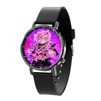 Black Super Saiyan Rose Quartz Watch Black Plastic With Gift Box