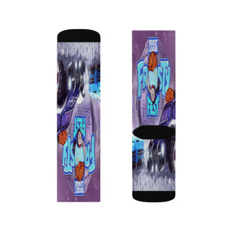 Rocket League Frosty Fest 2022 Polyester Sublimation Socks White