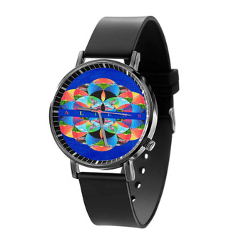 Coldplay Aliens Quartz Watch Black Plastic With Gift Box