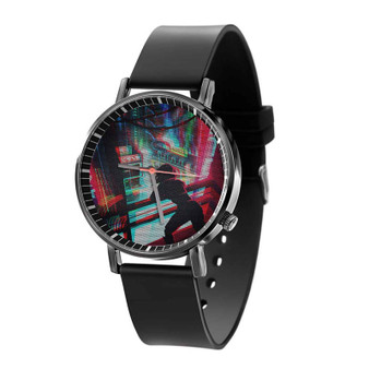 Falling Down Nessly Quartz Watch Black Plastic With Gift Box