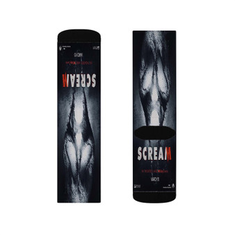 Scream 6 Movie Polyester Sublimation Socks White