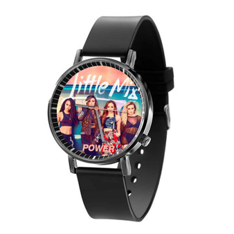 Little Mix Power Quartz Watch Black Plastic With Gift Box