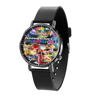 Mario Kart 8 Quartz Watch Black Plastic With Gift Box