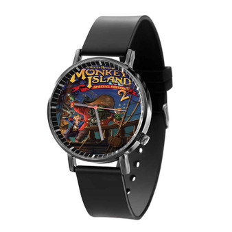 Monkey Island 2 Quartz Watch Black Plastic With Gift Box