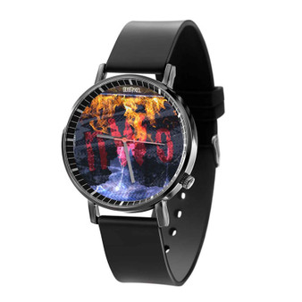 NWO Don Mykel Quartz Watch Black Plastic With Gift Box