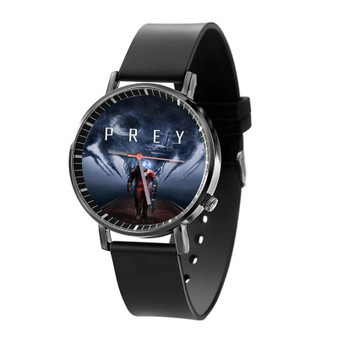 Prey Quartz Watch Black Plastic With Gift Box