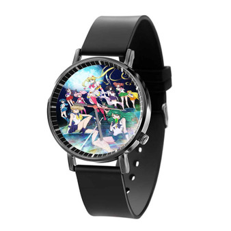 Sailor Moon Crystal Quartz Watch Black Plastic With Gift Box