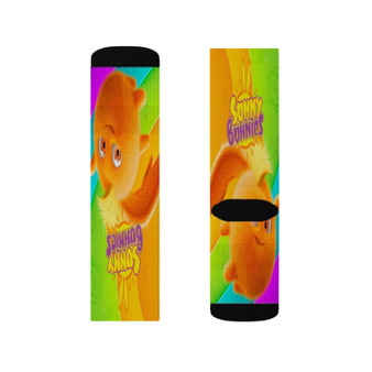 Sunny Bunnies Polyester Sublimation Socks White