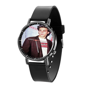 Young Johnny Depp Quartz Watch Black Plastic With Gift Box