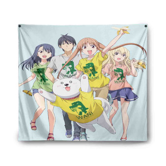 Aho Girl Tapestry Polyester Indoor Wall Home Decor