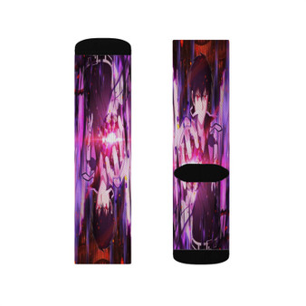 The Misfit Of Demon King Academy Polyester Sublimation Socks White