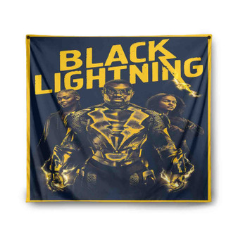 Black Lightning Tapestry Polyester Indoor Wall Home Decor