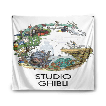 Studio Ghibli Tribute Tapestry Polyester Indoor Wall Home Decor