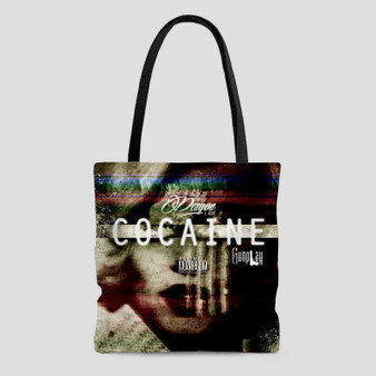 Cocaine Peryon J Kee Feat Gunplay Tote Bag AOP With Cotton Handle