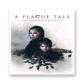 A Plague Tale Innocence White Transparent Vinyl Kiss-Cut Stickers