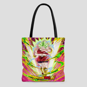Kale Super Saiyan Dragon Ball Super Tote Bag AOP With Cotton Handle