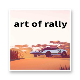 Art of Rally White Transparent Vinyl Kiss-Cut Stickers