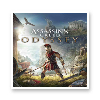 Assassins Creed Odyssey White Transparent Vinyl Kiss-Cut Stickers