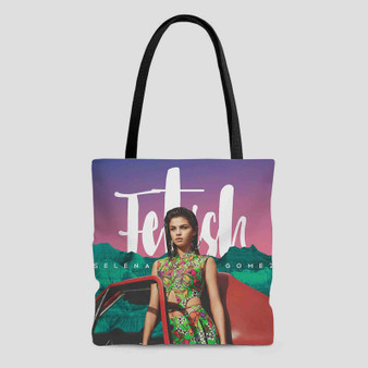 Selena Gomez Fetish ft Gucci Mane Tote Bag AOP With Cotton Handle