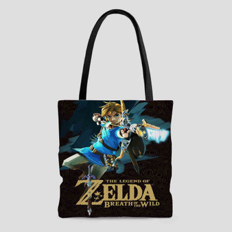 The Legend of Zelda Breath of the Wild Link Tote Bag AOP With Cotton Handle