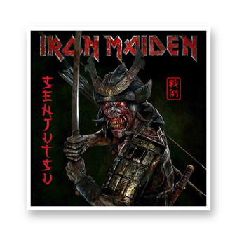 Iron Maiden Senjutsu 2021 White Transparent Vinyl Kiss-Cut Stickers