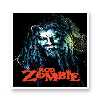 Rob Zombie White Transparent Vinyl Kiss-Cut Stickers
