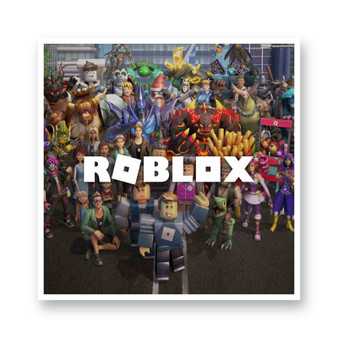 Roblox White Transparent Vinyl Kiss-Cut Stickers