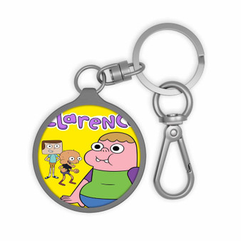 Clarence Art Keyring Tag Keychain Acrylic With TPU Cover