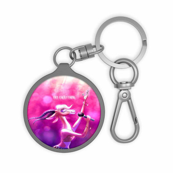 Gazelle Zootopia Keyring Tag Keychain Acrylic With TPU Cover