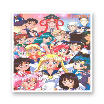 Sailor Moon White Transparent Vinyl Kiss-Cut Stickers