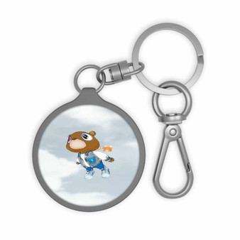 Kanye West Bear Fly Keyring Tag Keychain Acrylic With TPU Cover