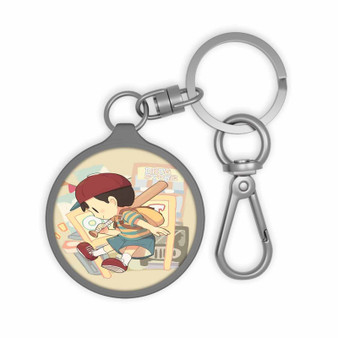 Ness Earthbound Keyring Tag Keychain Acrylic With TPU Cover